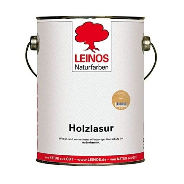 Leinos Holzlasur für außen 260 Pinie 2 5 l Dose 74 85