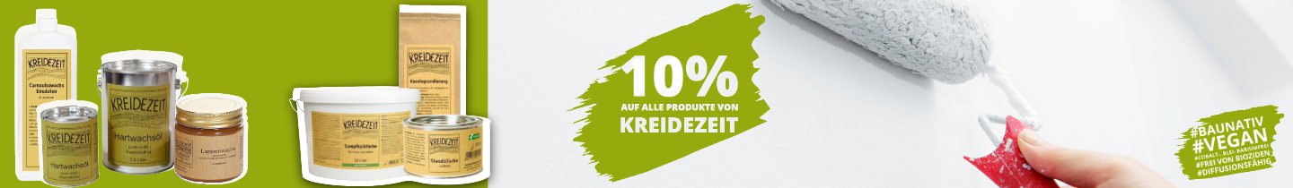 Angebots des Monats November: Auf alle Kreidezeit Produkte 10% Rabatt