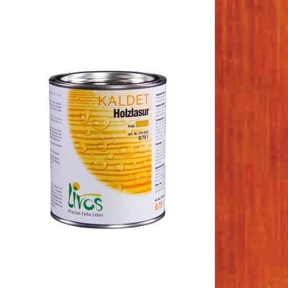 LIVOS Kaldet Holzlasur 270 Brasil - 0,375 l Gebinde - MHD überschritten