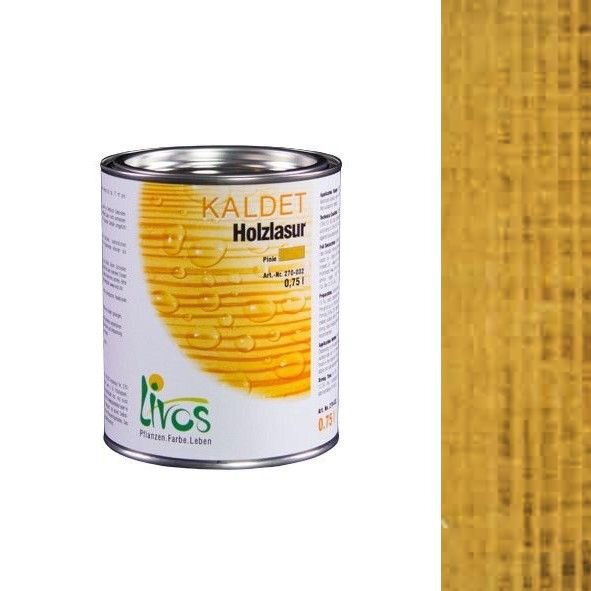 LIVOS Kaldet Holzlasur 270 Eiche - 0,375 l Gebinde - MHD überschritten