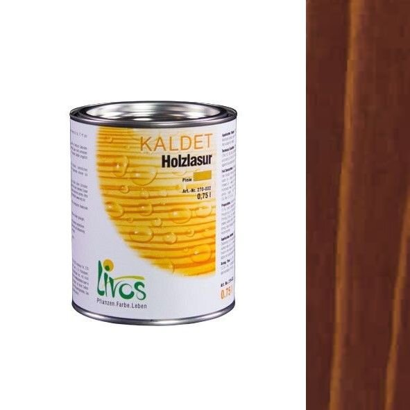 LIVOS Kaldet Holzlasur 270 Palisander - 0,75 l Gebinde - MHD überschritten