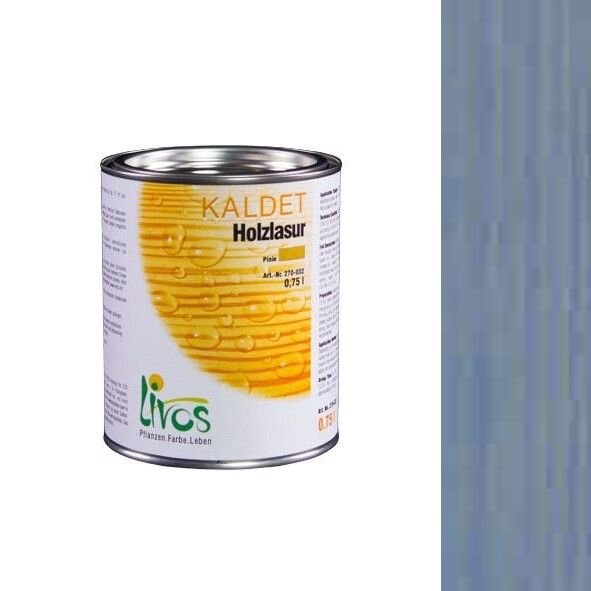 LIVOS Kaldet Holzlasur 270 Bauernblau - 0,05 l Gebinde - MHD überschritten