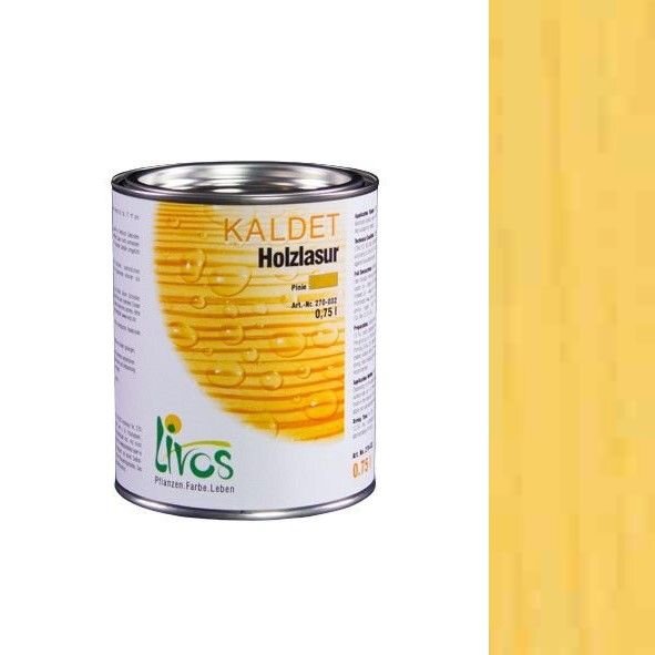 LIVOS Kaldet Holzlasur 270 Hell - 0,375 l Gebinde - MHD überschritten