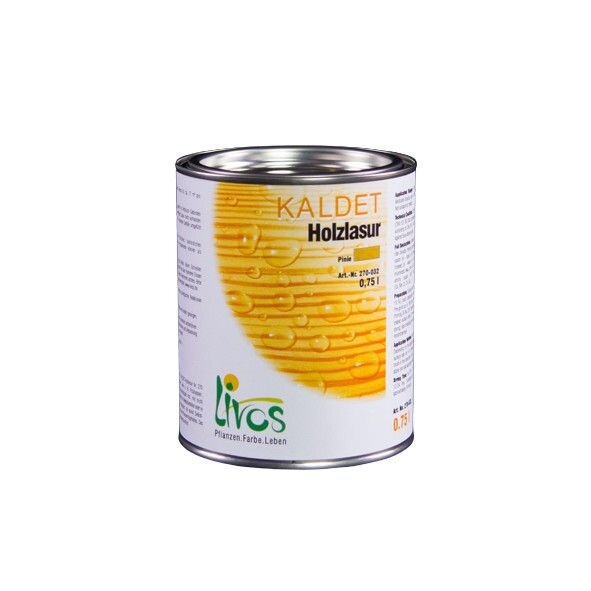 LIVOS Kaldet Holzlasur 270 Zitrone - 0,125 l Gebinde