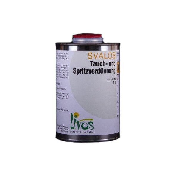 LIVOS Svalos Tauch- und Spritzverdünnung 293 - 0,5 l Gebinde - MHD überschritten
