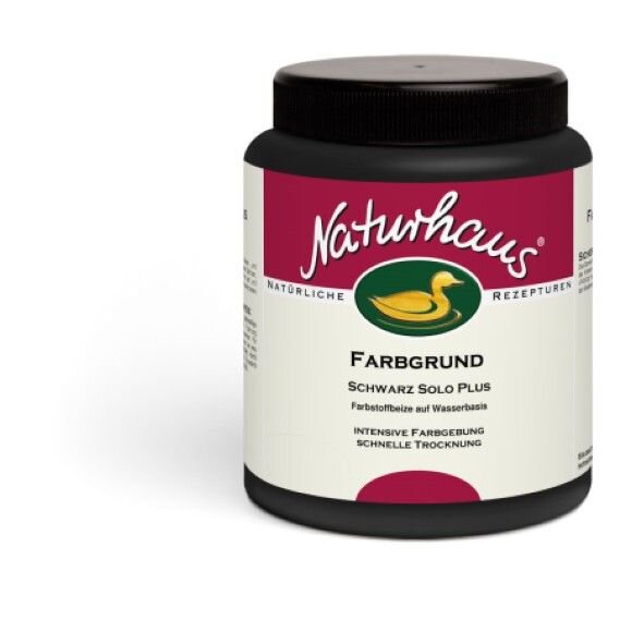 Naturhaus Farbgrund EVO Schwarz - 0,25 l Dose
