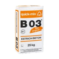 quick-mix B 03 Estrich/Beton - 25 kg Sack