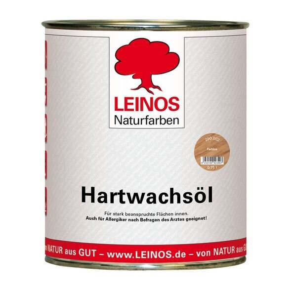 Leinos Hartwachsöl 290 farblos - 0,75 l Dose