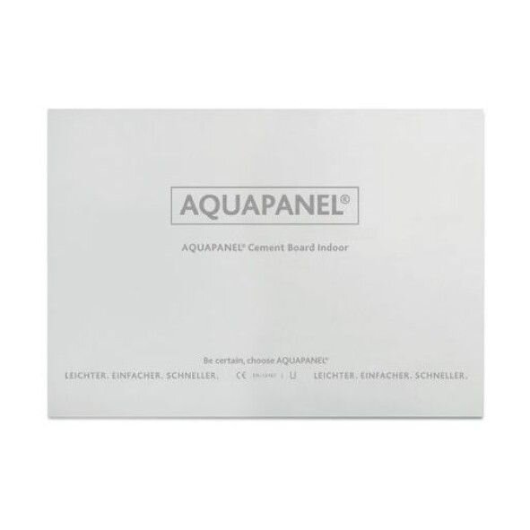 AQUAPANEL Cement Board Indoor ungelocht 125 x 90 x 1,25 cm - 1 Platte (1,125 m²)