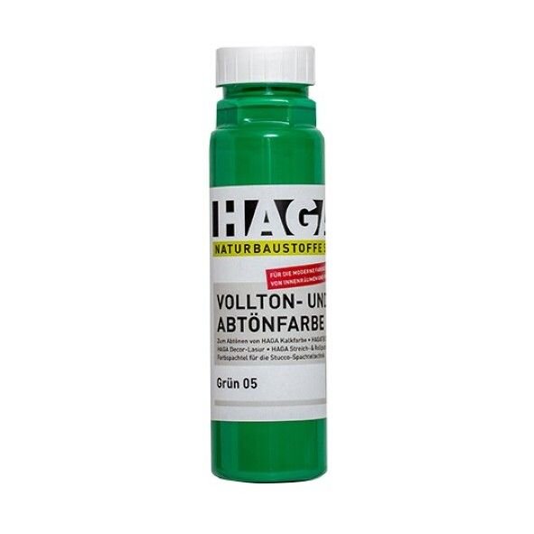 HAGA Vollton- und Abtönfarbe grün 05 - 250 ml Flasche