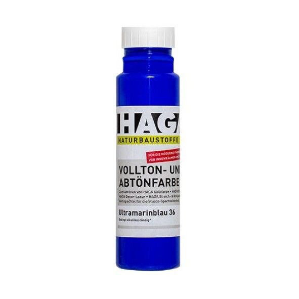 HAGA Vollton- und Abtönfarbe ultramarinblau 36 - 250 ml Flasche