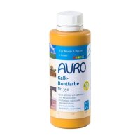 Auro Kalk-Buntfarbe 350 gelb - 0,5 l Flasche