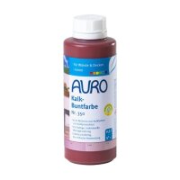 Auro Kalk-Buntfarbe 350 oxid-rot - 0,5 l Flasche
