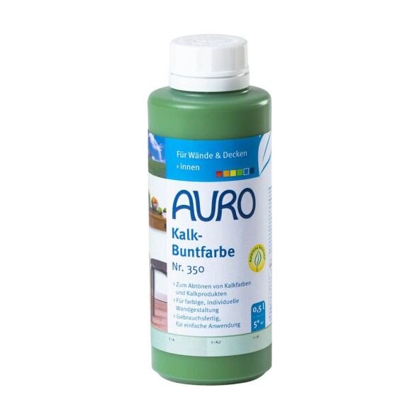 Auro Kalk-Buntfarbe 350 grün - 0,5 l Flasche