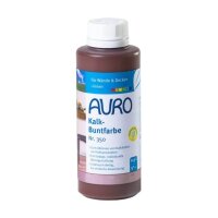 Auro Kalk-Buntfarbe 350 braun - 0,5 l Flasche