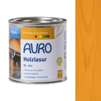 Auro Holzlasur Aqua 160 ocker-gelb - 0,375 l Dose
