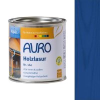 Auro Holzlasur Aqua 160 ultramarin-blau - 0,375 l Dose