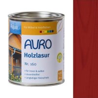 Auro Holzlasur Aqua 160 rubinrot - 0,75 l Dose