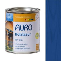 Auro Holzlasur Aqua 160 ultramarin-blau - 0,75 l Dose