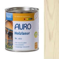 Auro Holzlasur Aqua 160 weiß - 0,75 l Dose
