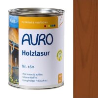 Auro Holzlasur Aqua 160 nussbaum - 2,5 l Dose