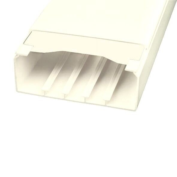 Licatec Installationskanal CK 150x60 PVC cremeweiß (RAL 9001) - 4 x 2 m