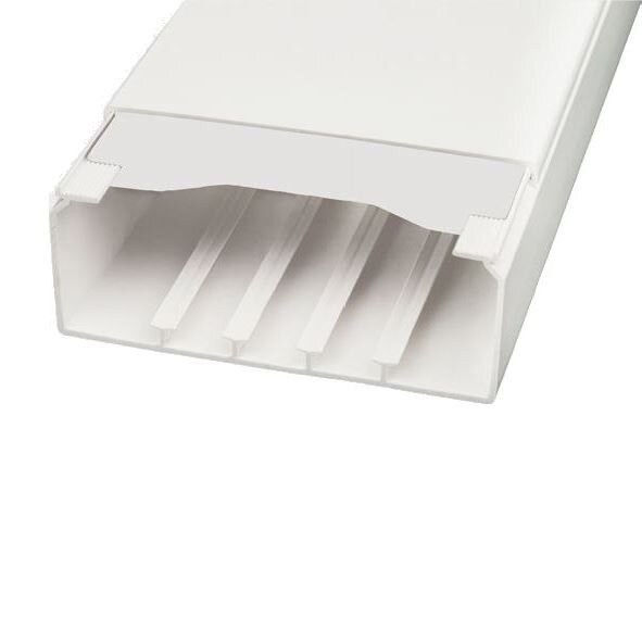 Licatec Installationskanal CK 150x60 PVC reinweiß (RAL 9010) - 4 x 2 m