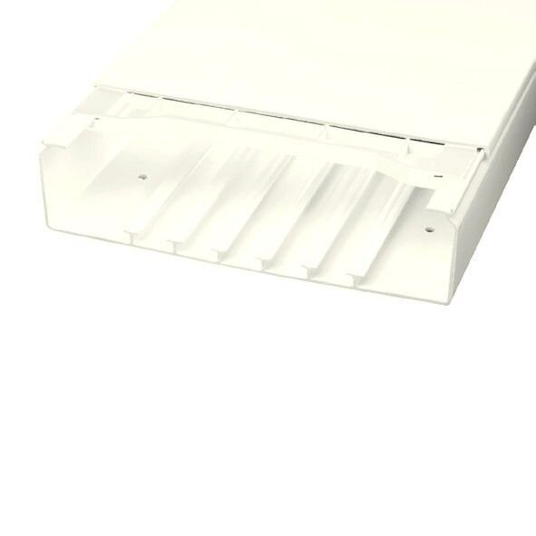 Licatec Installationskanal CK 190x60 PVC cremeweiß (RAL 9001) - 4 x 2 m