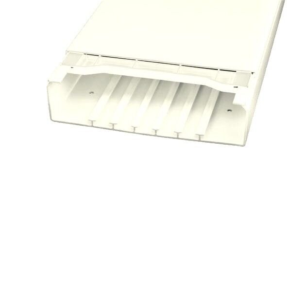 Licatec Installationskanal CK 230x60 PVC cremeweiß (RAL 9001) - 3 x 2 m