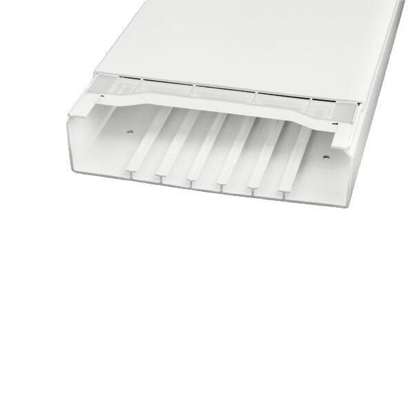 Licatec Installationskanal CK 230x60 PVC reinweiß (RAL 9010) - 3 x 2 m