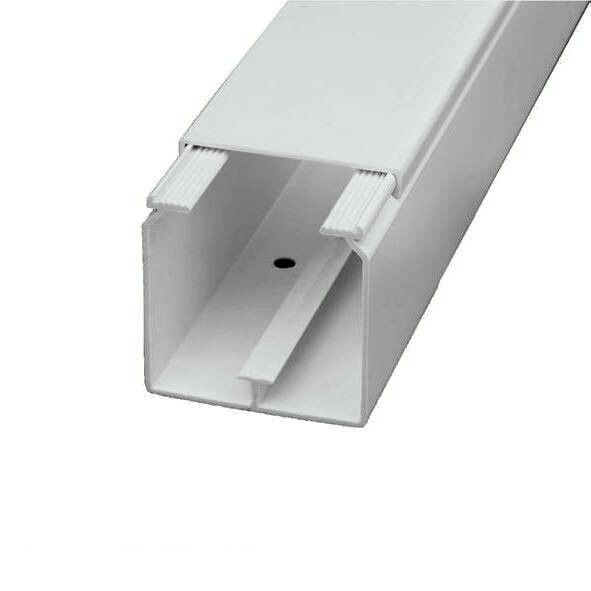 Licatec Installationskanal CK 90x60 PVC lichtgrau (RAL 7035) - 10 x 2 m