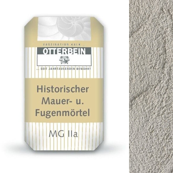 Otterbein Historischer Mauer- und Fugenmörtel MGIIa, grob 0-4,5 mm - 25 kg Sack