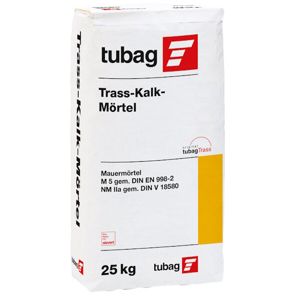 tubag TKM 5 Trass-Kalk-Mörtel 4 mm 25kg Sack