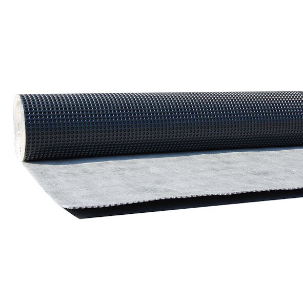 PMI PM Drain-Tec 250 Noppenbahn zweilagig 250 kN/m² - 0,75 x 15 m Rolle