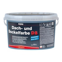 PUFAS Dach- + Sockelfarbe Schiefer - 5 l Eimer