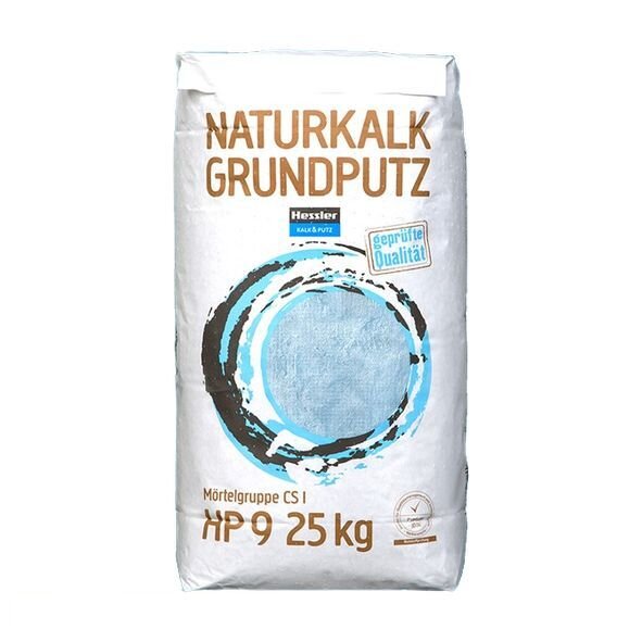 Hessler Naturkalk-Grundputz grob HP 9G 4mm - 25 kg Sack