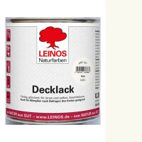 Leinos Decklack 840 Weiß - 0,25 l Dose