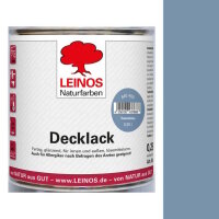 Leinos Decklack 840 Taubenblau - 0,25 l Dose