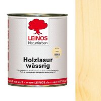 Leinos Holzlasur wässrig 266 Farblos - 0,75 l Dose