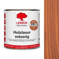 Leinos Holzlasur wässrig 266 Teak - 0,25 l Dose