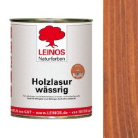 Leinos Holzlasur wässrig 266 Teak - 0,75 l Dose