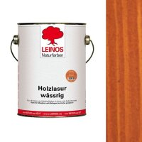 Leinos Holzlasur wässrig 266 Mahagonie - 2,5 l Dose