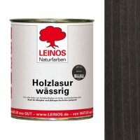 Leinos Holzlasur wässrig 266 Ebenholz - 0,75 l Dose