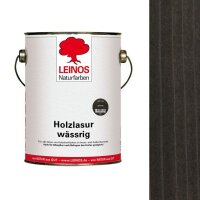 Leinos Holzlasur wässrig 266 Ebenholz - 2,5 l Dose