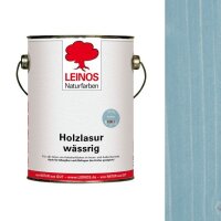 Leinos Holzlasur wässrig 266 Taubenblau - 2,5 l Dose