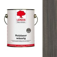 Leinos Holzlasur wässrig 266 Anthrazit - 2,5 l Dose