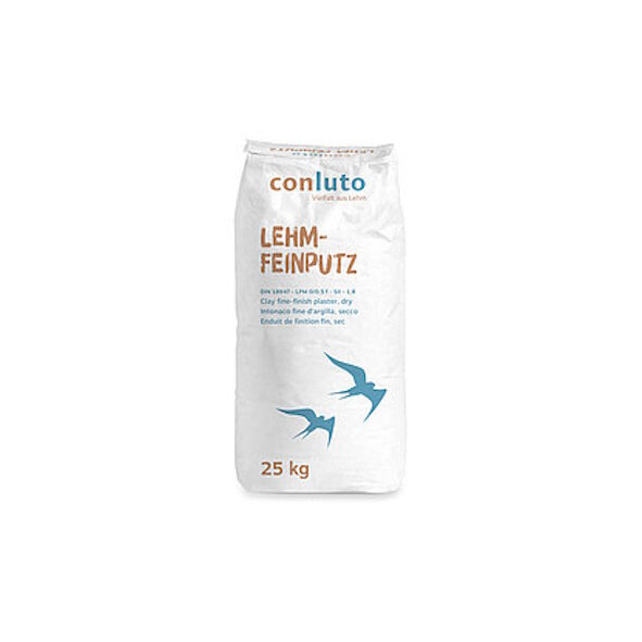 conluto Lehm-Feinputz, trocken - 25 kg Sack