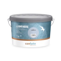 conluto Lehmfarbe Lehmblau - 5 kg Eimer