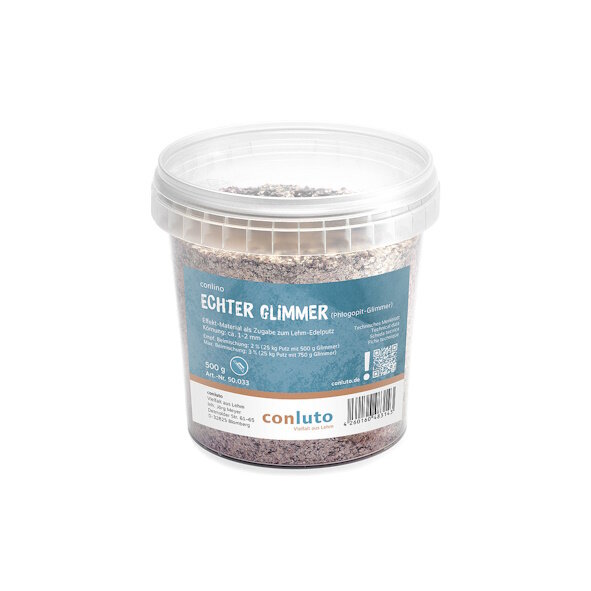 conluto Effekt-Material echter Glimmer (Phlogopit-Glimmer) - 500 g Becher