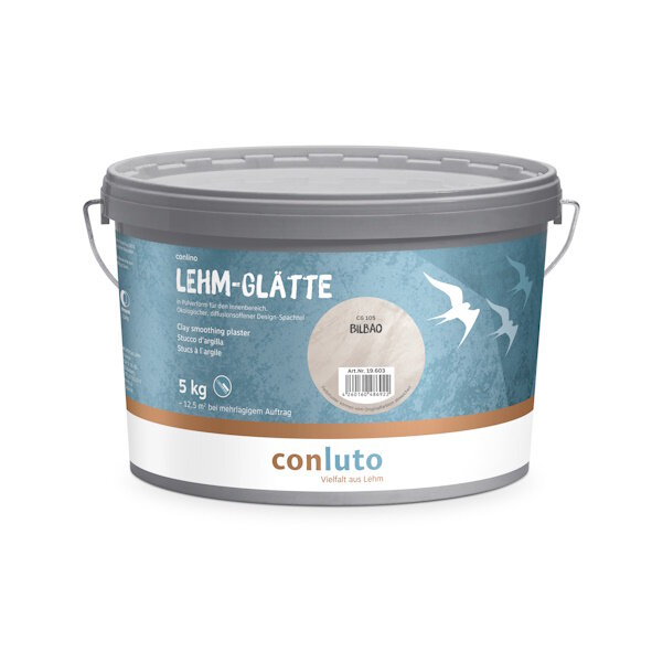 conluto Lehm-Glätte Bilbao - 5 kg Eimer